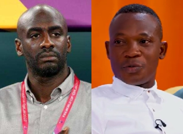 Black Stars head coach Otto Addo and assistant John paintsil