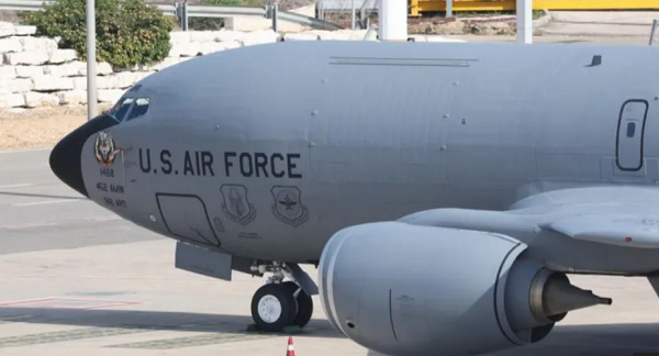US Air Force Boeing KC-135 Stratotanker aerial refuelling tanker