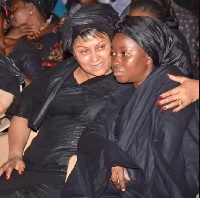 Mother of Major Mahama consoles widow