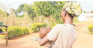 Christine got pregnant last year, when she was 13 years old, in Primary Seven