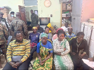 The seven women were received by the Upper East Regional Security Council