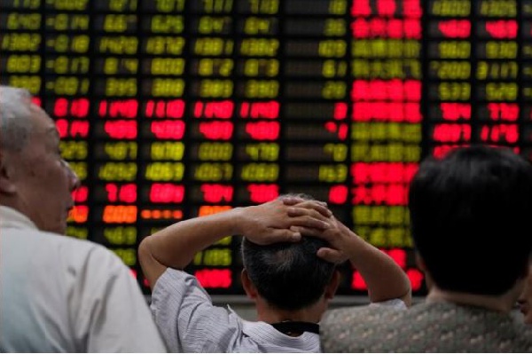Global share markets plunged on Monday as panicked investors fled to the safety of bonds
