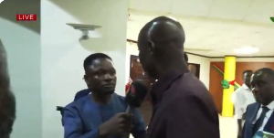 Ahiafor declined the interview insisting that the journalist breached parliamentary protocol Ahiafor declined the interview insisting that the journalist breached parliamentary protocol