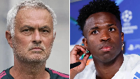 Real Madrid head coach Jose Mourniho and Vinicius Jr