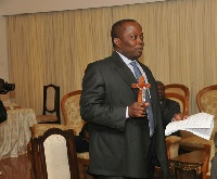 Auditor-General, Mr Daniel Domelevo during his swearing-in