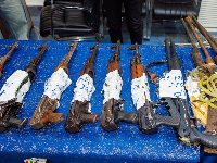 The operations conducted recovered of AK-47 rifles, magazines and 357 rounds of ammunition
