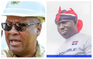 Paul Yandoh(R) says not even President Mahama(L) can stop NPP from holding its internal elections Paul Yandoh(R) says not even President Mahama(L) can stop NPP from holding its internal elections