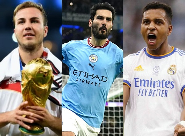 L-R:Gotze, Gundogan and Rodrygo have impacted games as substitutes