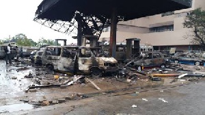 File Photo:Scene of June 3 fire disaster