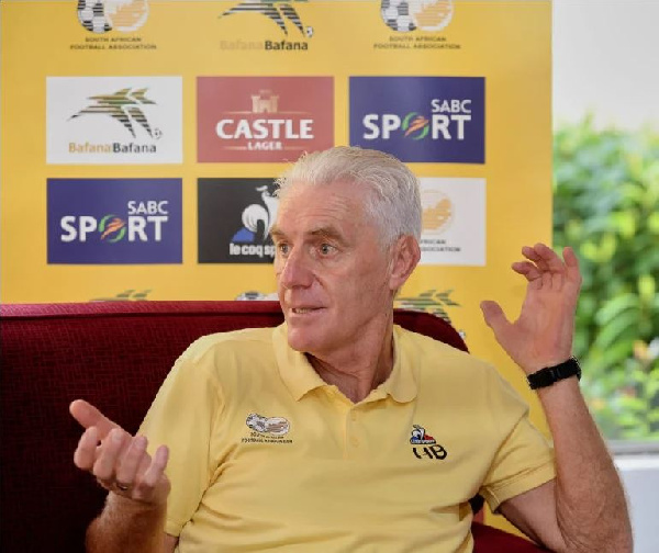 Referee was against us - South Africa coach Hugo Broos on Ghana defeat