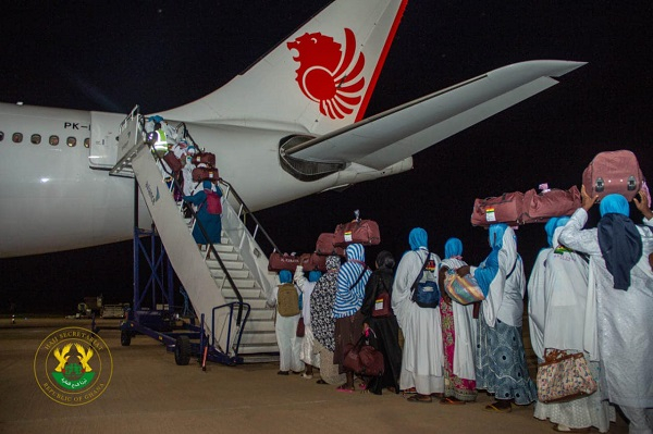 File photo of a Hajj plane