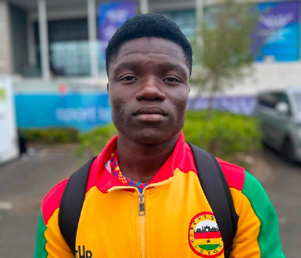 Hayford Addai finished fifth in the Men's 100m T47 final