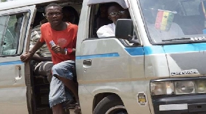 Public transport popularly known as trotro