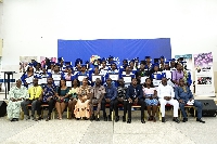 The women who benefited from the entrepreneurship training organised by Thinking Minds Ghana
