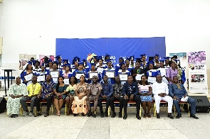 The women who benefited from the entrepreneurship training organised by Thinking Minds Ghana