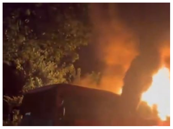 Snippet of the VIP bus that was gutted by fire