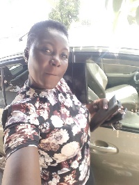 Rita Owusu Obeng (Akua) - One of the few female Uber drivers in Ghana