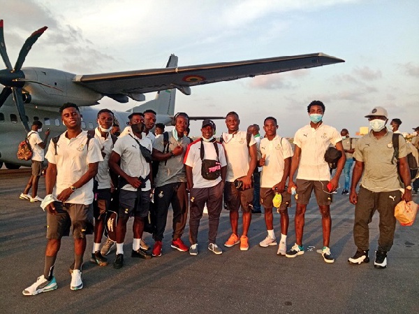 Ghana U-20 team arrives in Benin for WAFU Championship