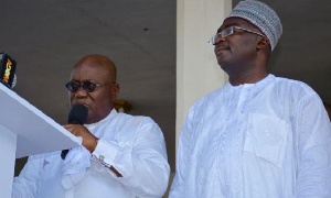 Vice President Bawumia (R) says the president (R) has proved everybody wrong