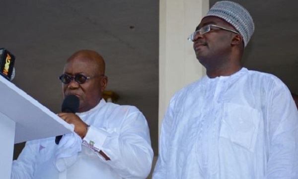 Vice President Bawumia (R) says the president (R) has proved everybody wrong