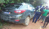 The vehicle in which the substances were retrieved from