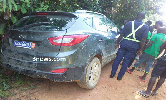 The vehicle in which the substances were retrieved from