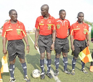 File photo: Ghana Premier League referees.