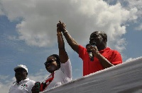 Vice President, Kwesi Amissah-Arthur at the campaign launch of the MP aspirant of Fanteakwa South