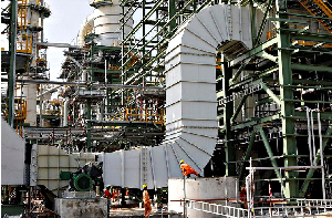 The vast Dangote Petroleum Refinery is almost the size of 4,000 football pitches