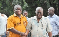 President Nana Addo Dankwa Akufo-Addo and Alhaji Abubakari Abdul Rahman