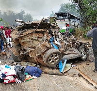 The accident involved three vehicles leaving several persons injured