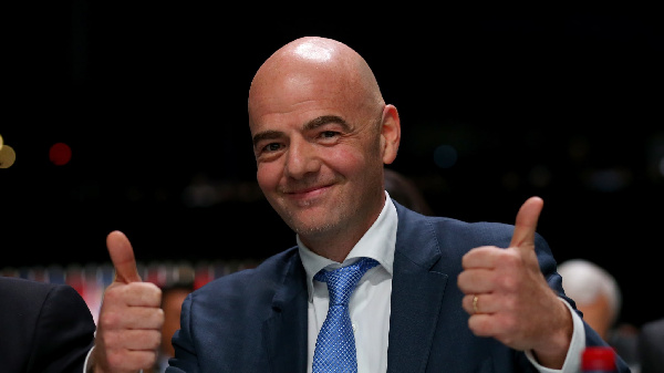 Gianni Infantino has been re-elected as president of FIFA