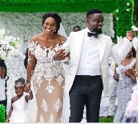 File photo: Sarkodie finally tied knots with his baby mama