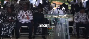 Watch moment pastor mistakenly addressed Mahama as NPP flagbearer during Atta-Mills memorial