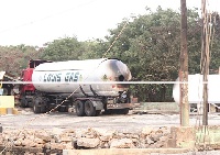 Fire destroyed the liquefied petroleum gas (LPG) station at La