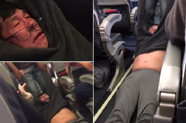 A passenger being dragged off a United flight in the US sparked outrage on social media