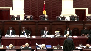 The Supreme Court of Ghana is hearing the matter