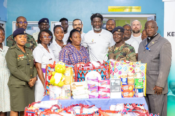 The Kevin Okyere Foundation made donations to Children and Mothers at the 37 Military Hospital