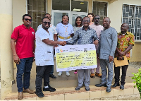 Former First Deputy Speaker Joseph Osei-Owusu leads delegation to support hospital