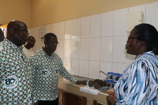 Dr. (Mrs.) Esther Gyedu Akoto, Head of New Products Unit (Extreme right)