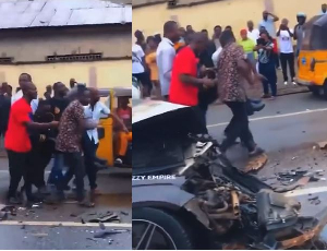 LilWin's accident: Eyewitness recounts how she narrowly escaped actor's speeding car