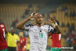 Andre Ayew has already arrived in Ghana