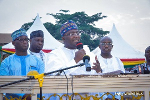 Dr Bawumia speaking at the 51st anniversary celebration of the birth of Prophet Muhammad (SAW)