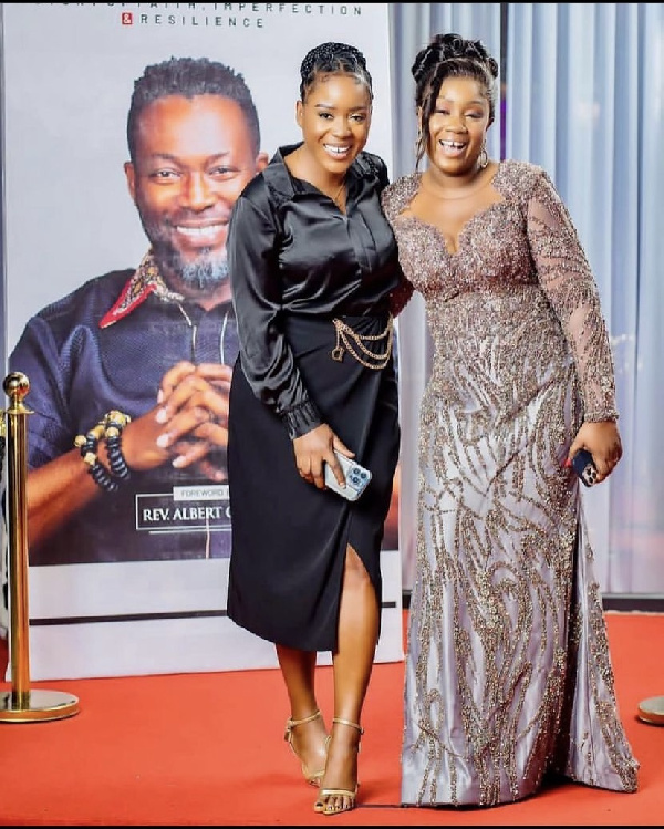 Adjetey Anang's wife, Elorm Annan, and actress Jessica Williams