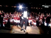 Kevin-Prince Boateng doing his famous Michael Jackson