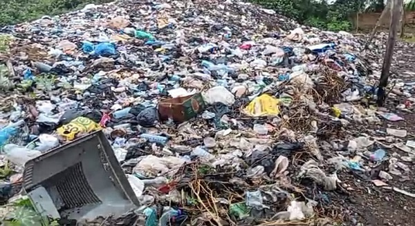The refuse site that poses danger to residents in New Biadan