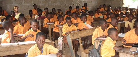 Pupils in a classroom