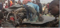 Fatal accident on the Nsawam stretch of the Accra-Kumasi Highway