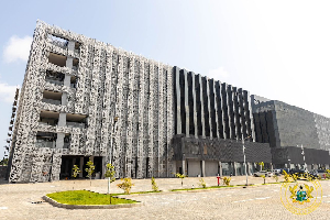 The new Ministry of Finance building at Kanda, Accra