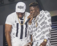 Comedian DKB and Shatta Wale